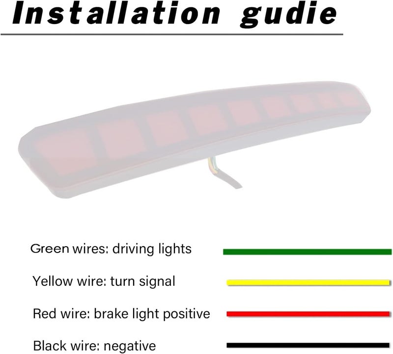 PGTOPONE Red LED Rear Bumper Reflectors Fog Brake Tail Light Sequential Turn Signal Lamps Accessories Kit For 2020 2021 2022 2023 Toyota Corolla L LE SE (Rear Fog Light) - Image 2